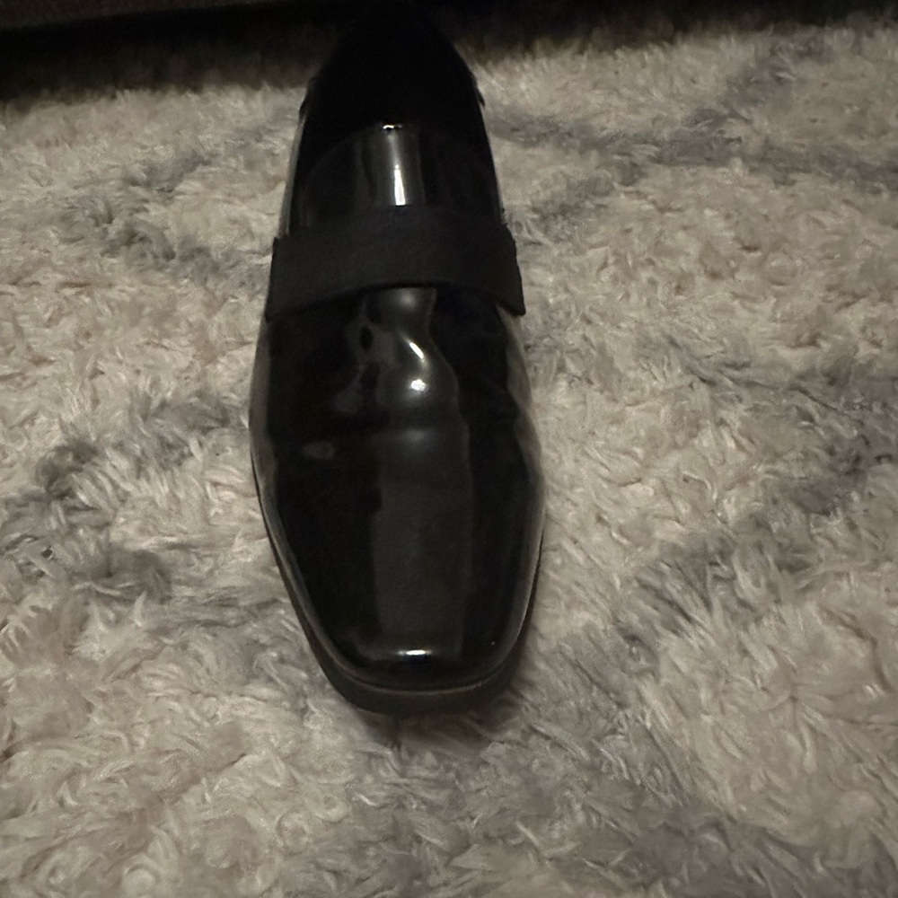 Calvin Klein Black Patent Loafers